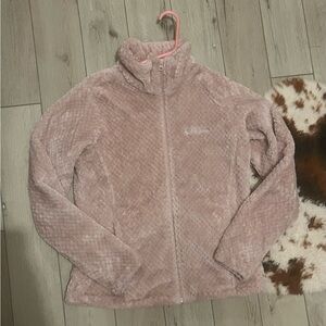 Pink Columbia Fleece Zip-Up Jacket